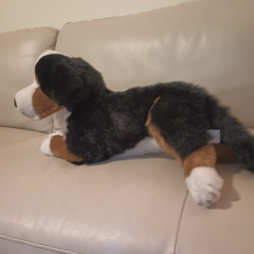 Vintage E & J  Classic Collection Bernese Mountain Dog Stuffed Plush M/L - Picture 6 of 16